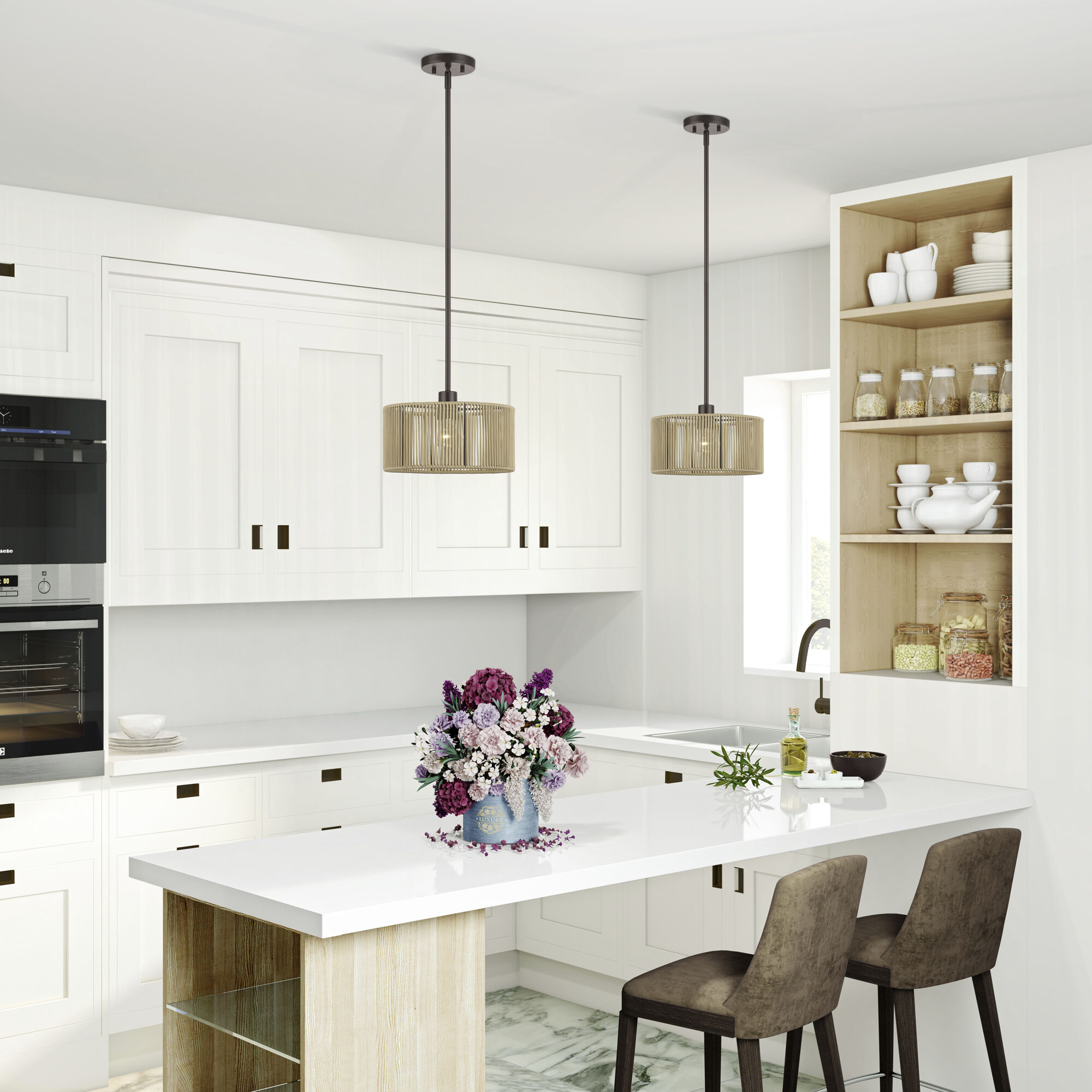 Acordia 1 Light 12 inch English Bronze Pendant Ceiling Light