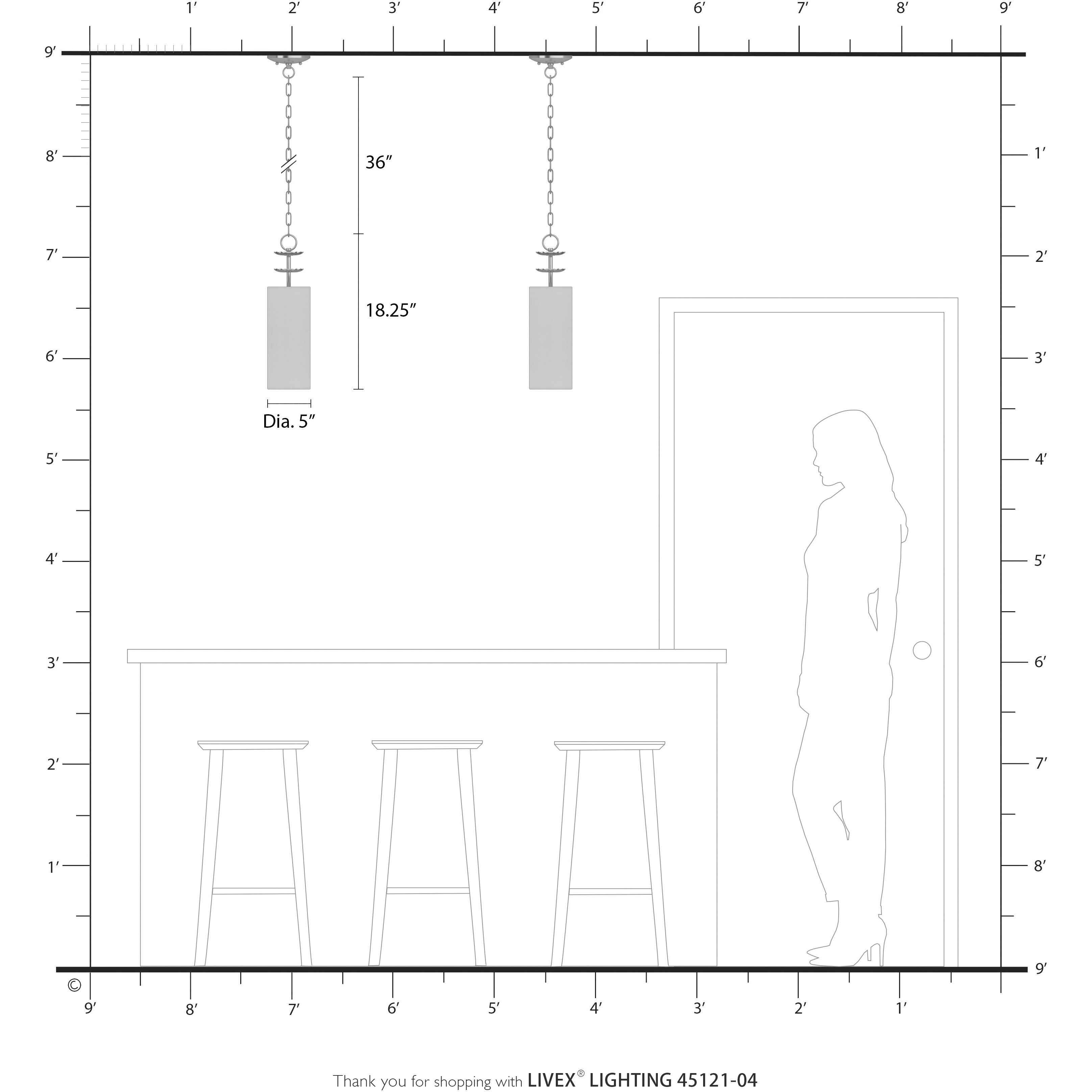 Winchester 1 Light 5 inch Black Mini Pendant Ceiling Light