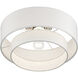 Manorwood 3 Light 15 inch Bronze Semi-Flush Ceiling Light