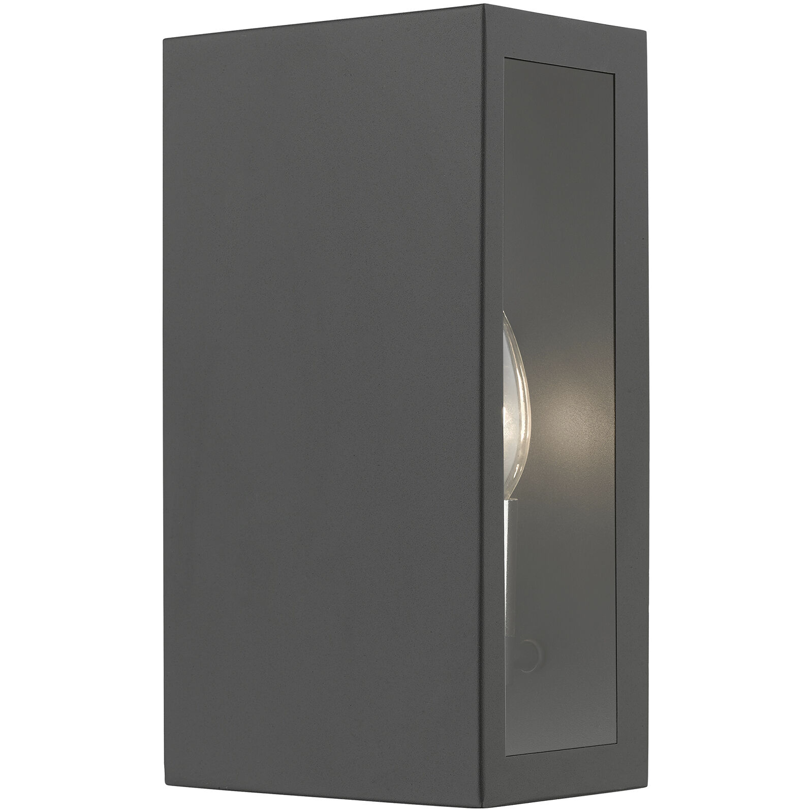 Winfield 2 Light 11 inch Textured Black with Brushed Nickel Candles Outdoor Sconce, Medium