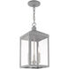 Nyack 3 Light 8.25 inch Nordic Gray Outdoor Pendant Lantern