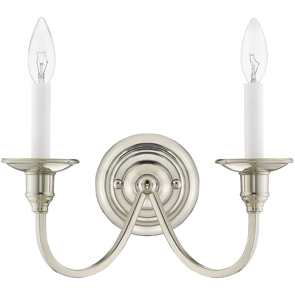 Cranford 2 Light 13 inch Polished Nickel Wall Sconce Wall Light