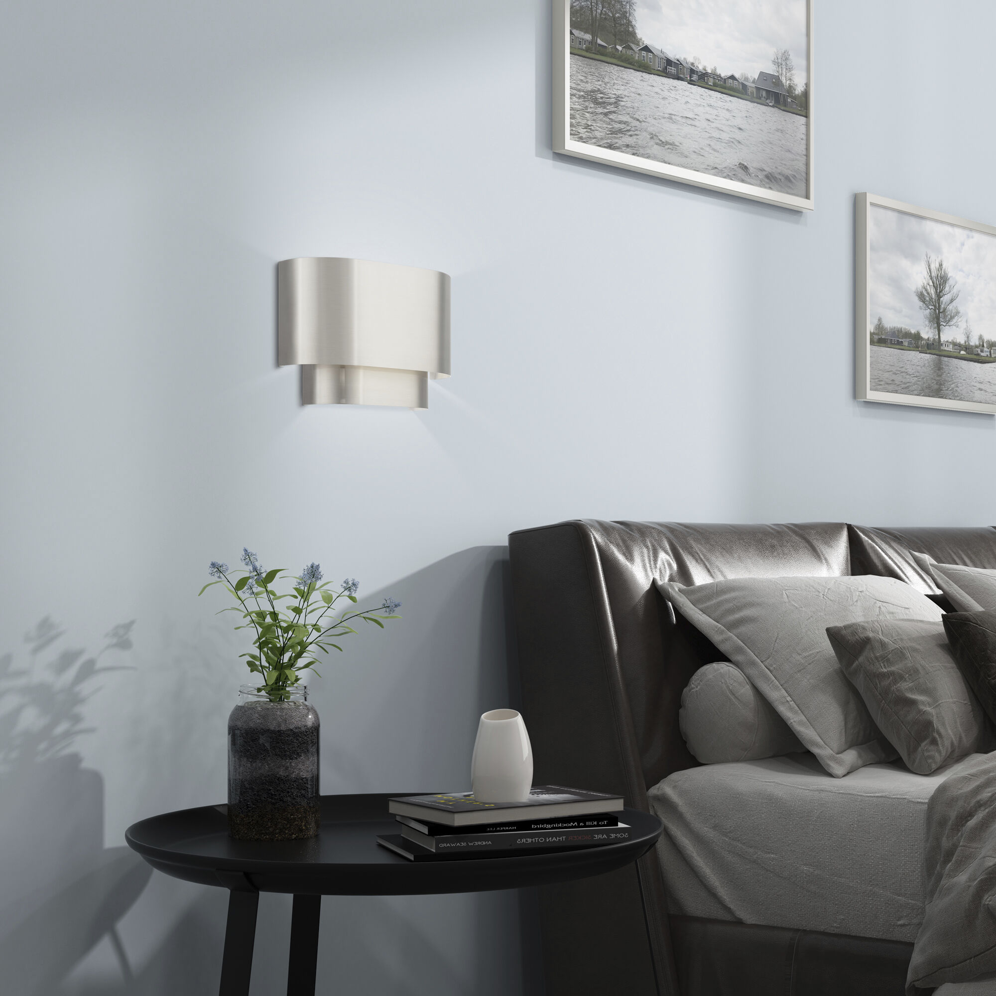 Springview 1 Light 11 inch Brushed Nickel ADA Wall Sconce Wall Light