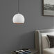 Allison 1 Light 10 inch White Mini Pendant Ceiling Light