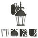 Hamilton 1 Light 15.25 inch Textured Black Outdoor Wall Lantern