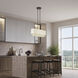 Manorwood 3 Light 30 inch English Bronze Linear Chandelier Ceiling Light, Medium
