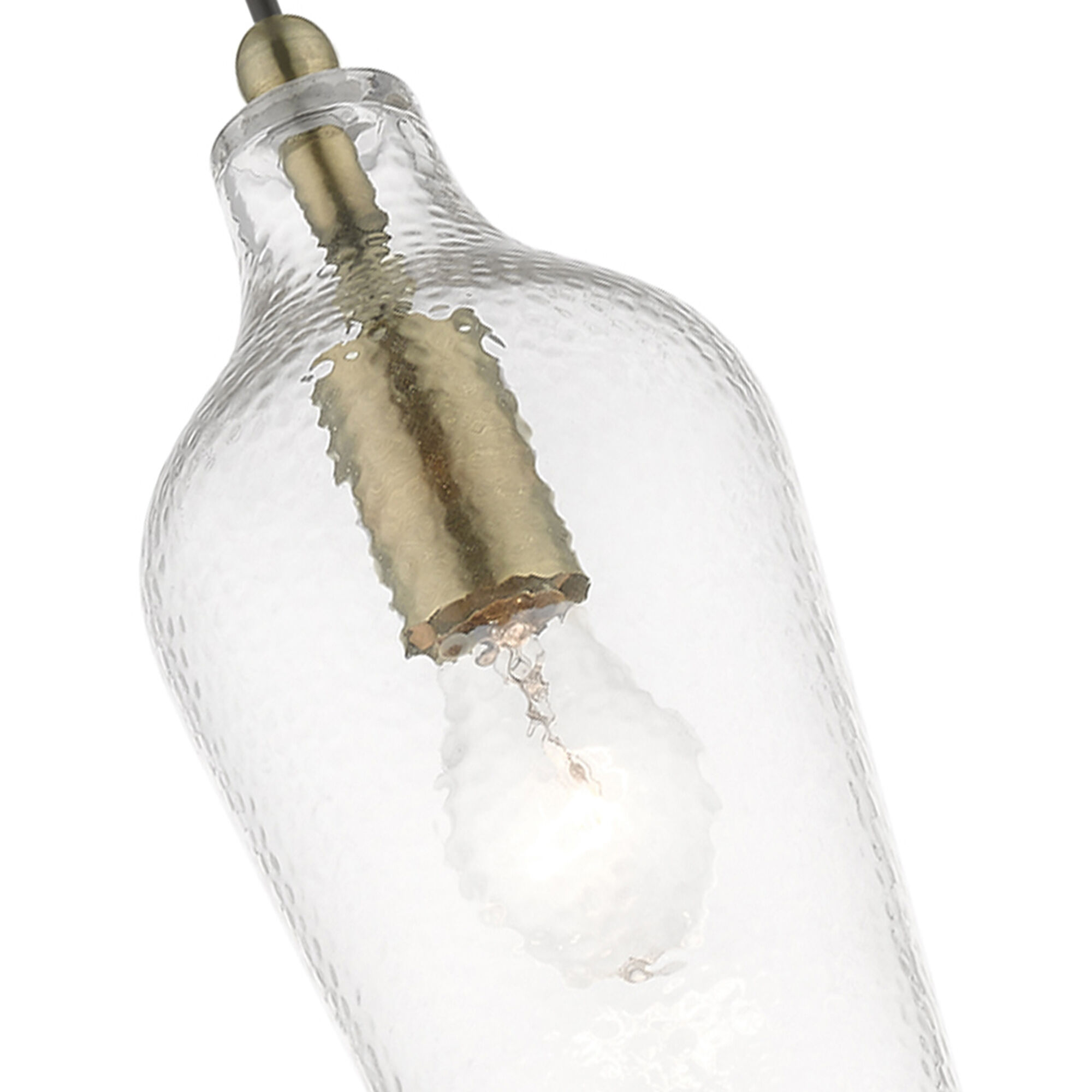 Avery 1 Light 5 inch Antique Brass Mini Pendant Ceiling Light