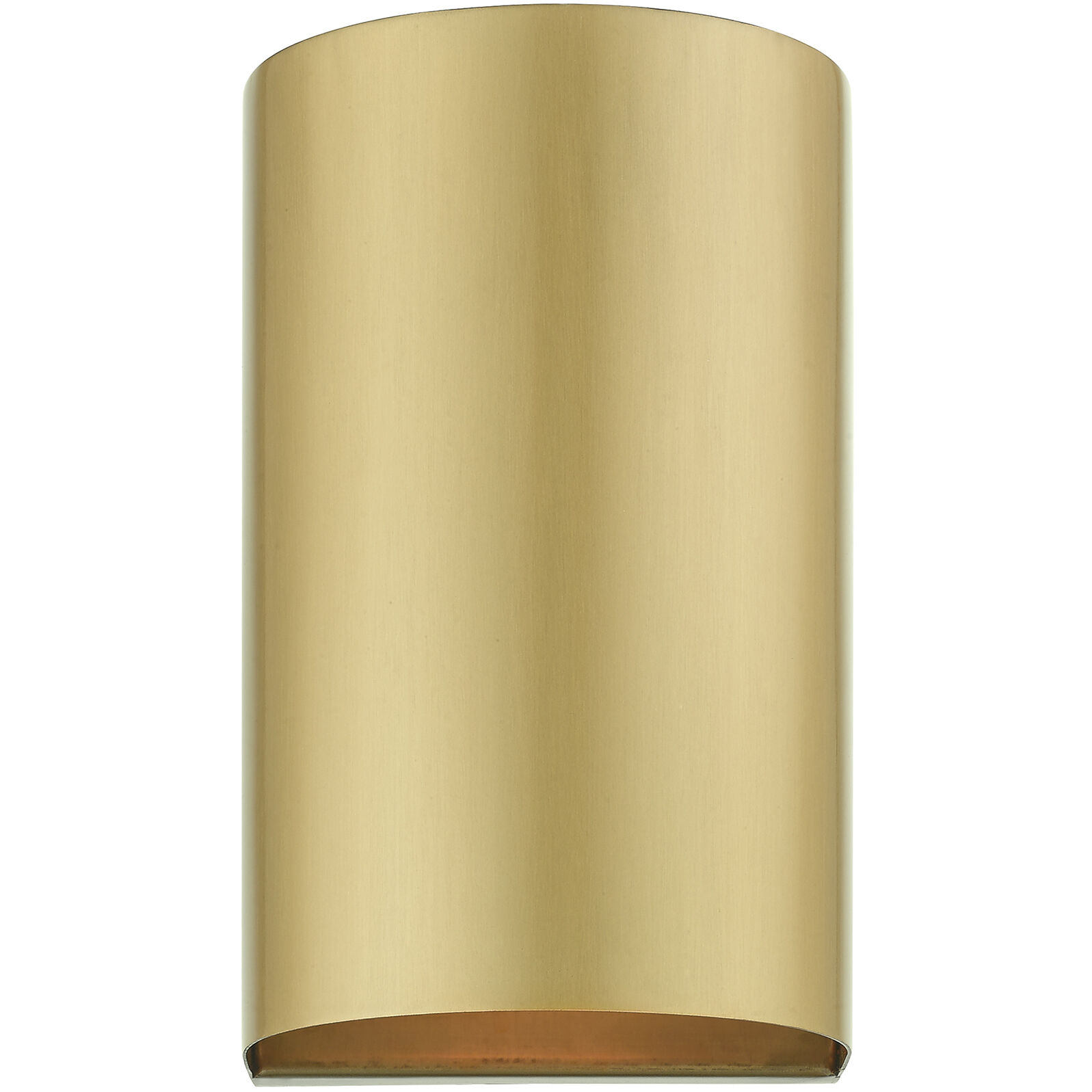 Bond 1 Light 7 inch Satin Gold Outdoor / Indoor Small Sconce, Small