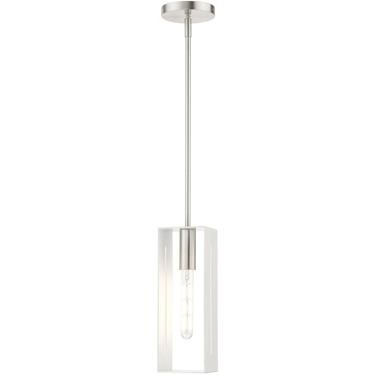 Soma 1 Light 5 inch Brushed Nickel Pendant Ceiling Light