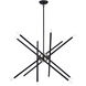 Soho 12 Light 36 inch Black Chandelier Ceiling Light