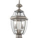 Monterey 2 Light 22 inch Brushed Nickel Outdoor Post Top Lantern