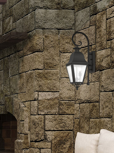 Amwell 2 Light 25 inch Black Outdoor Wall Lantern