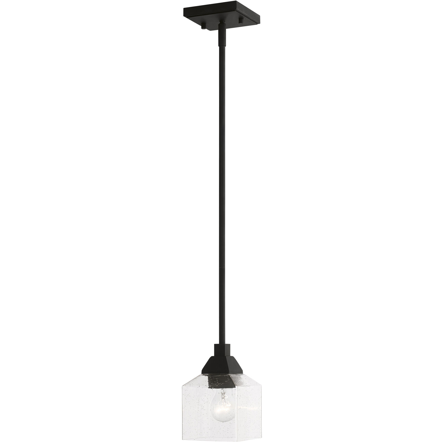 Aragon 1 Light 5 inch Black Mini Pendant Ceiling Light