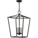 Devone 4 Light 15 inch Black with Brushed Nickel Accents Chandelier Ceiling Light