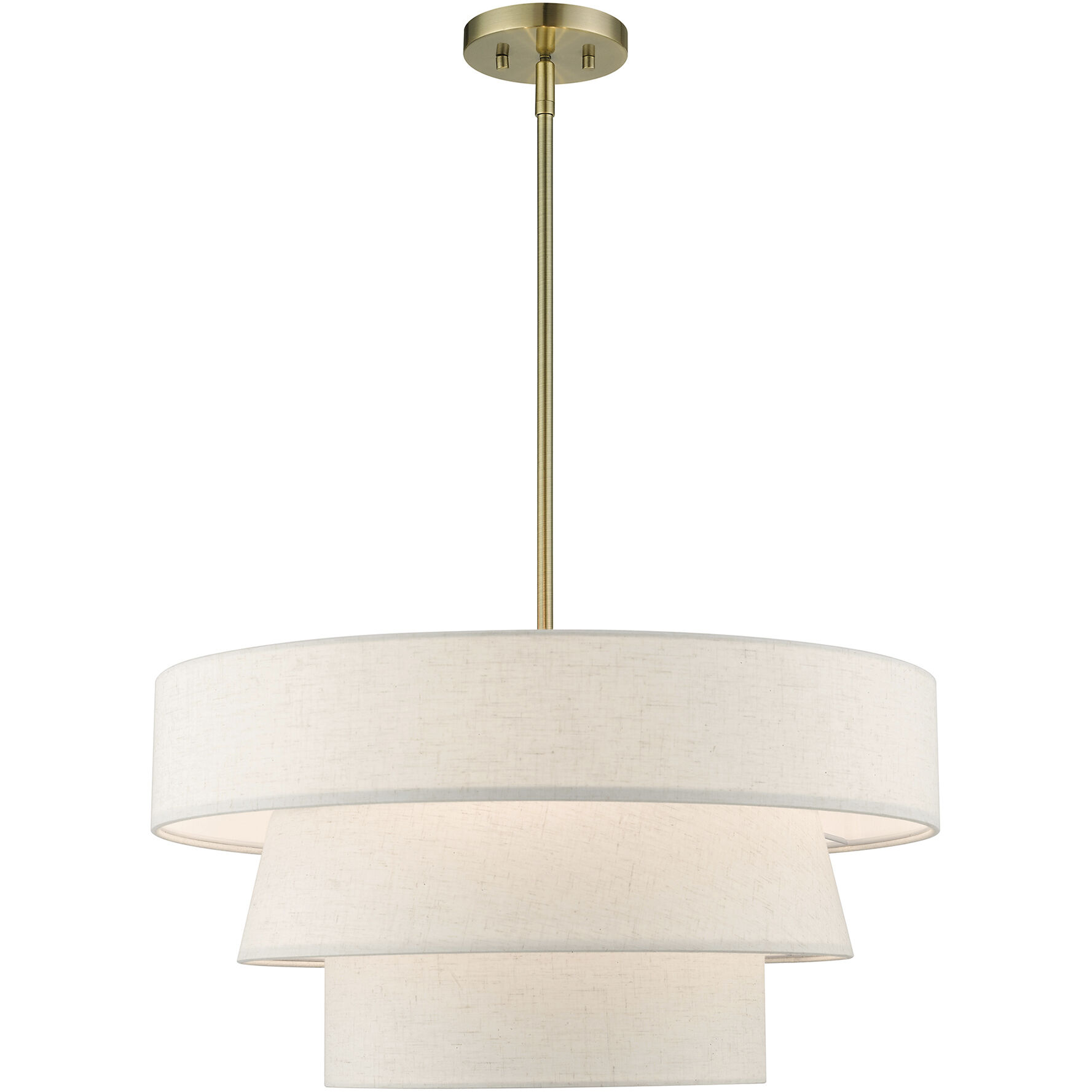 Chandler 4 Light 23 inch Antique Brass Pendant Chandelier Ceiling Light