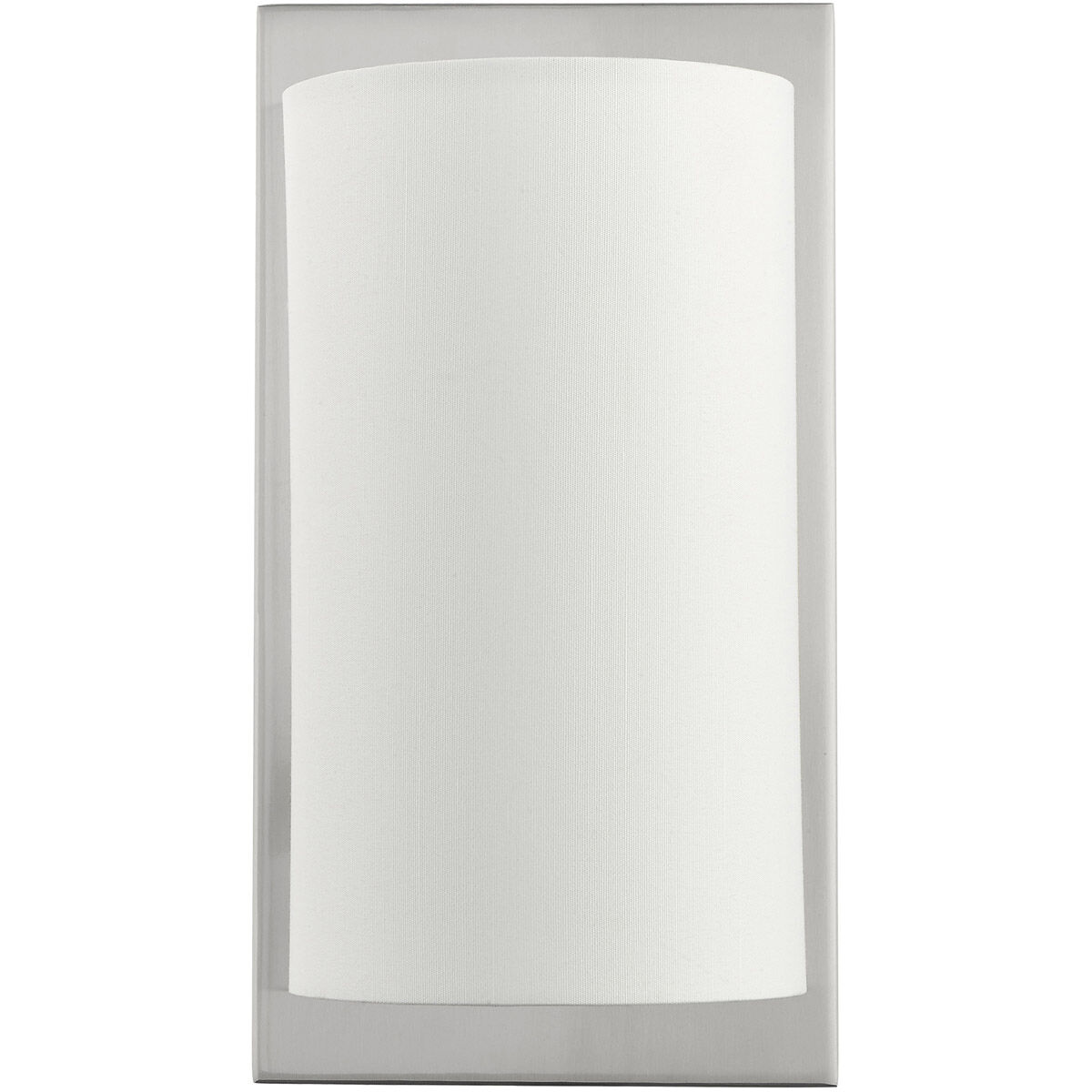 Meridian 1 Light 6 inch Brushed Nickel ADA Wall Sconce Wall Light