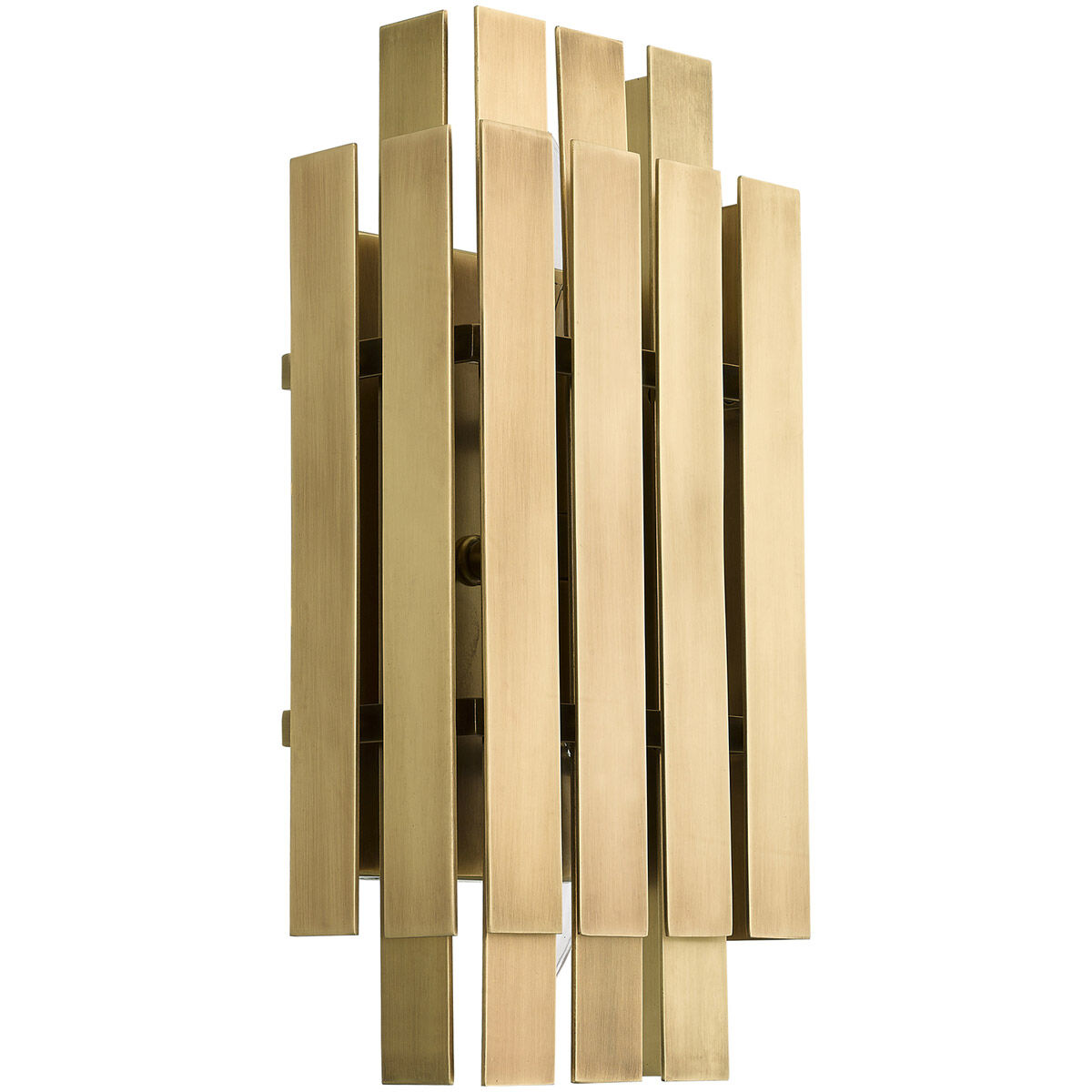 Greenwich 2 Light 6 inch Natural Brass ADA ADA Wall Sconce Wall Light