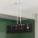 Acordia 4 Light 36 inch Painted Nickel Linear Chandelier Ceiling Light, Large