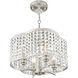 Grammercy 4 Light 14 inch Brushed Nickel Convertible Mini Chandelier/Ceiling Mount Ceiling Light