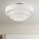 Manorwood 5 Light 28 inch Bronze Semi-Flush Ceiling Light