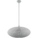 Charlton 3 Light 24 inch Nordic Gray with Brushed Nickel Accents Pendant Ceiling Light