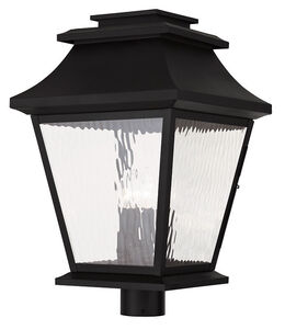 Hathaway 4 Light 21 inch Black Outdoor Post Top Lantern