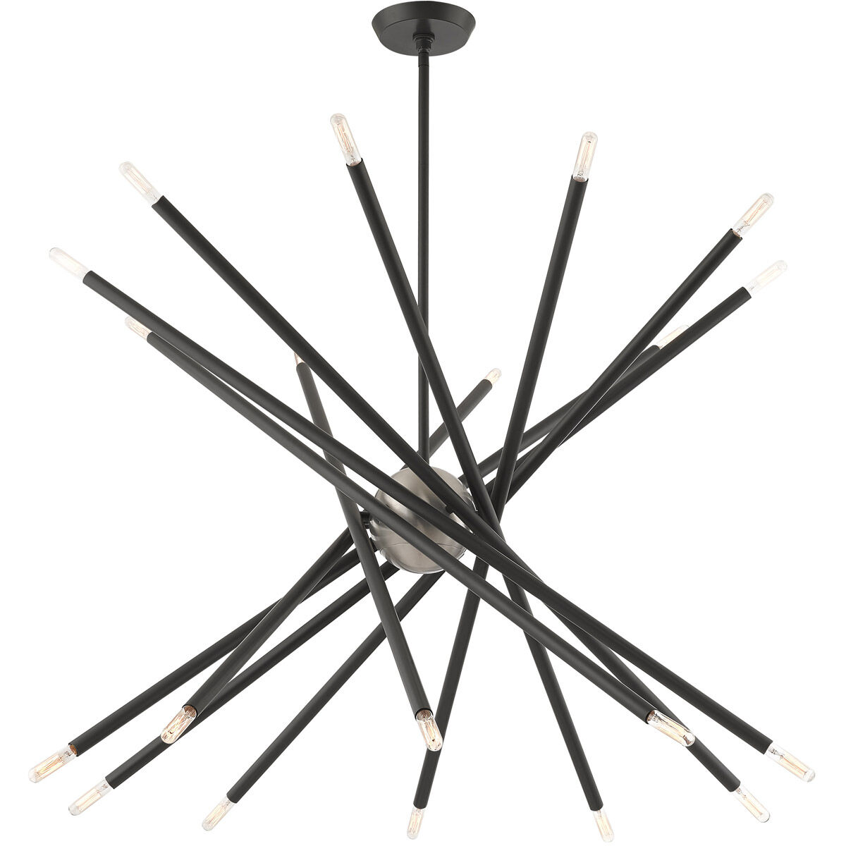 Soho 20 Light 37.5 inch Scandinavian Gray Chandelier Ceiling Light