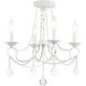 Pennington 4 Light 18 inch Antique White Convertible Mini Chandelier/Ceiling Mount Ceiling Light