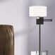 Allison 24 inch 100.00 watt Black Swing Arm Wall Lamp Wall Light