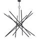 Soho 16 Light 50 inch Black Foyer Chandelier Ceiling Light