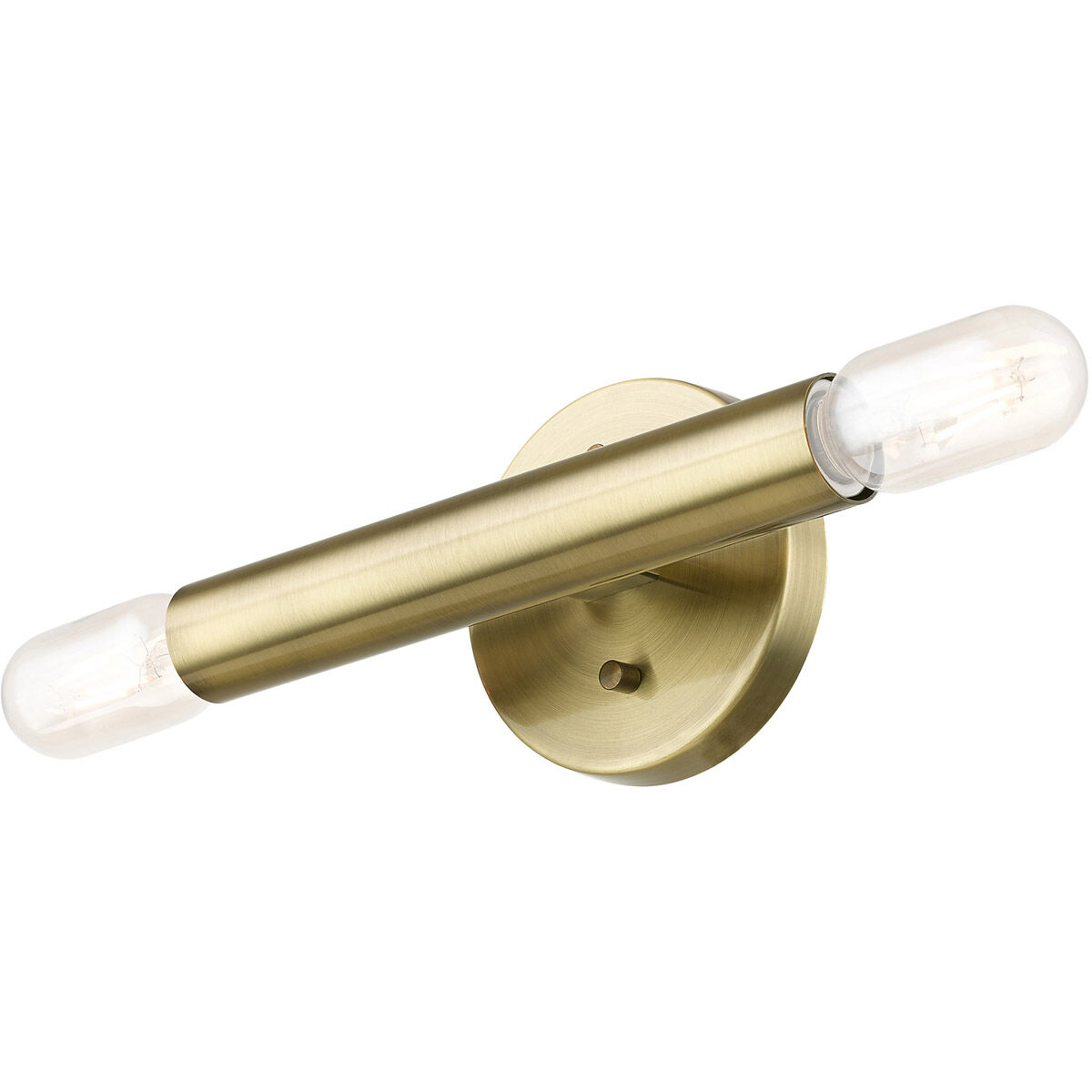 Copenhagen 2 Light 5 inch Antique Brass ADA ADA Wall Sconce Wall Light