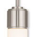 Weston 1 Light 4.75 inch Brushed Nickel Mini Pendant Ceiling Light
