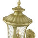 Oxford 3 Light 22 inch Soft Gold Outdoor Wall Lantern, Large