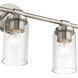 Whittier 5 Light 35 inch Brushed Nickel Vanity Wall Sconce Wall Light, Large