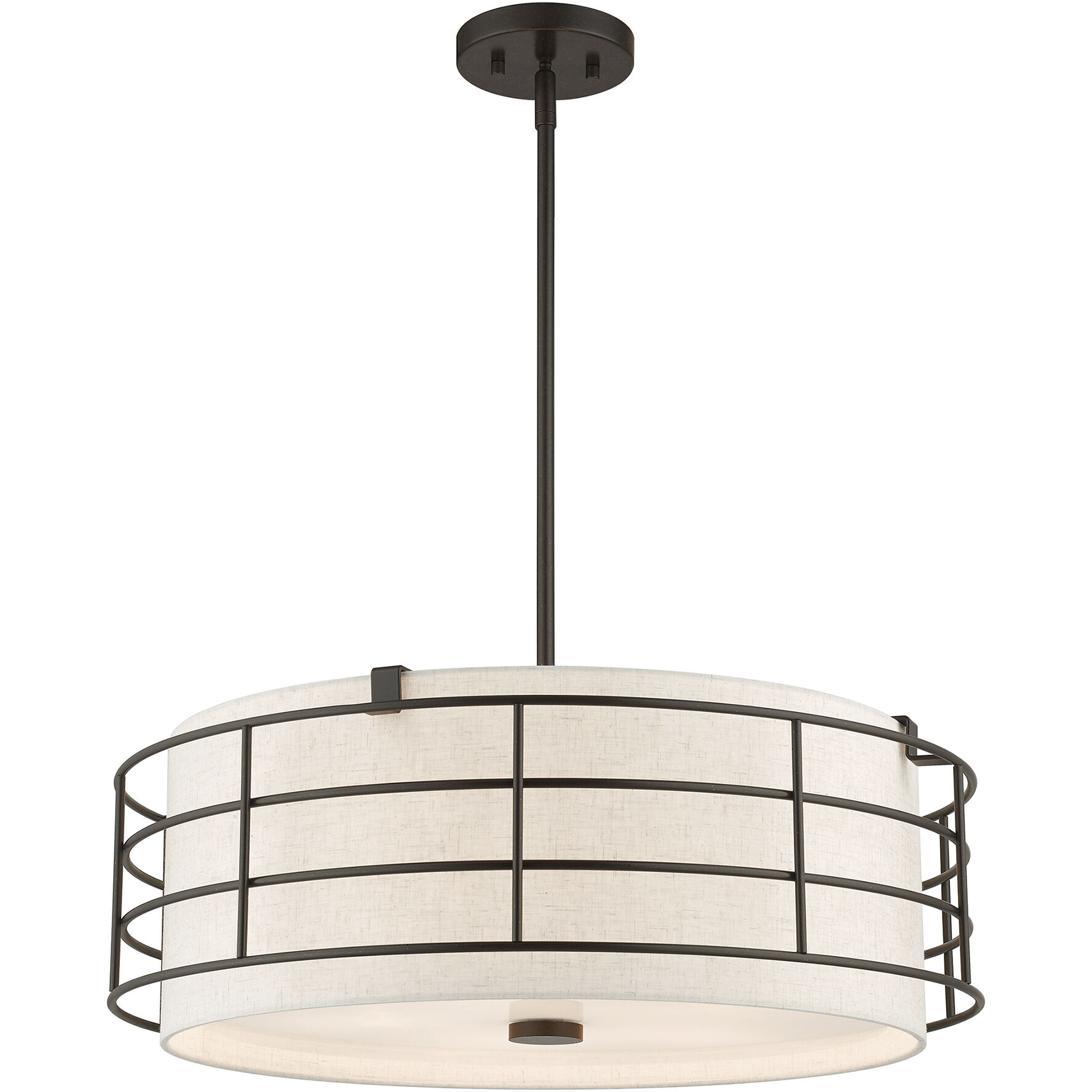 Blanchard 5 Light 23 inch English Bronze Pendant Chandelier Ceiling Light