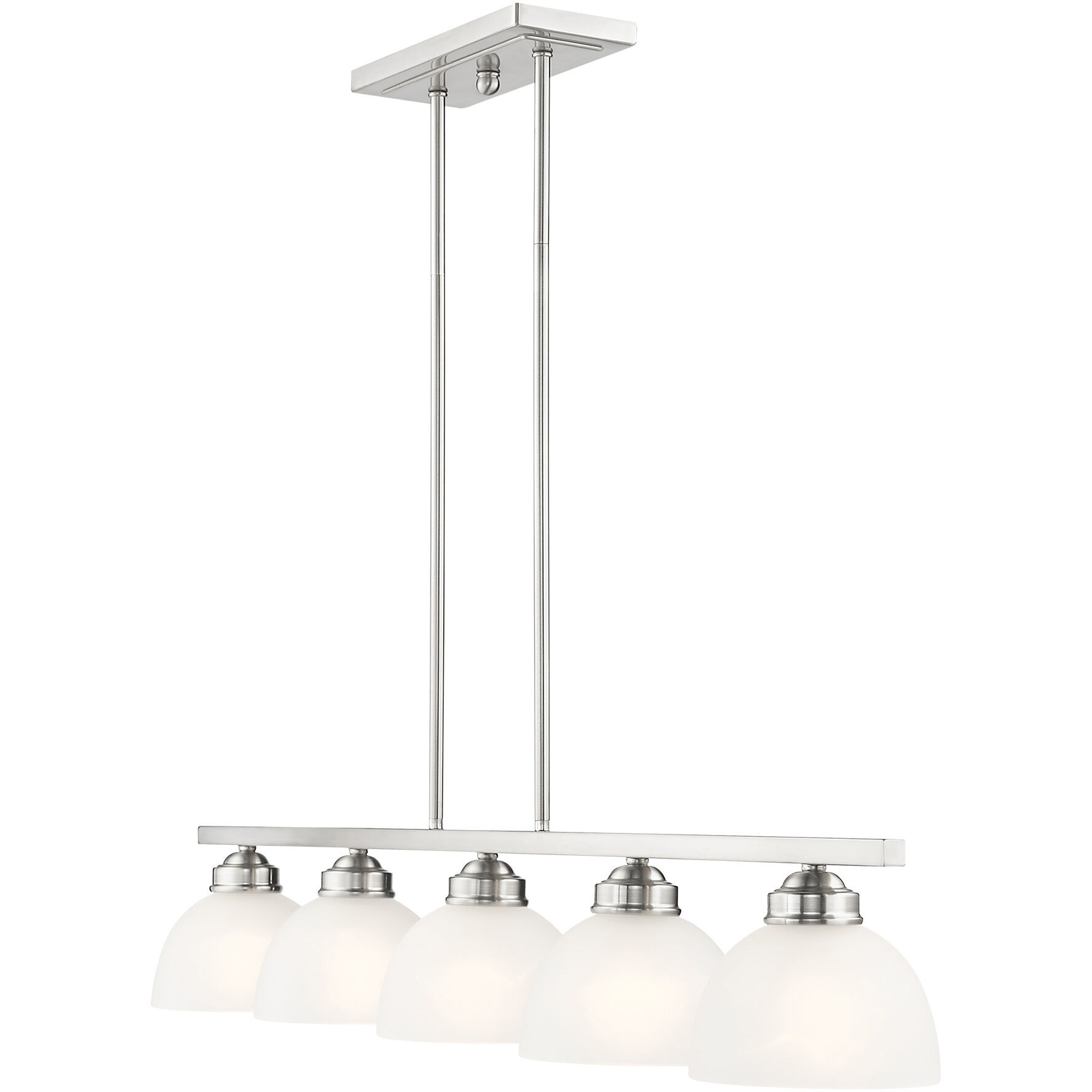 Somerset 5 Light 42 inch Brushed Nickel Island Ceiling Light