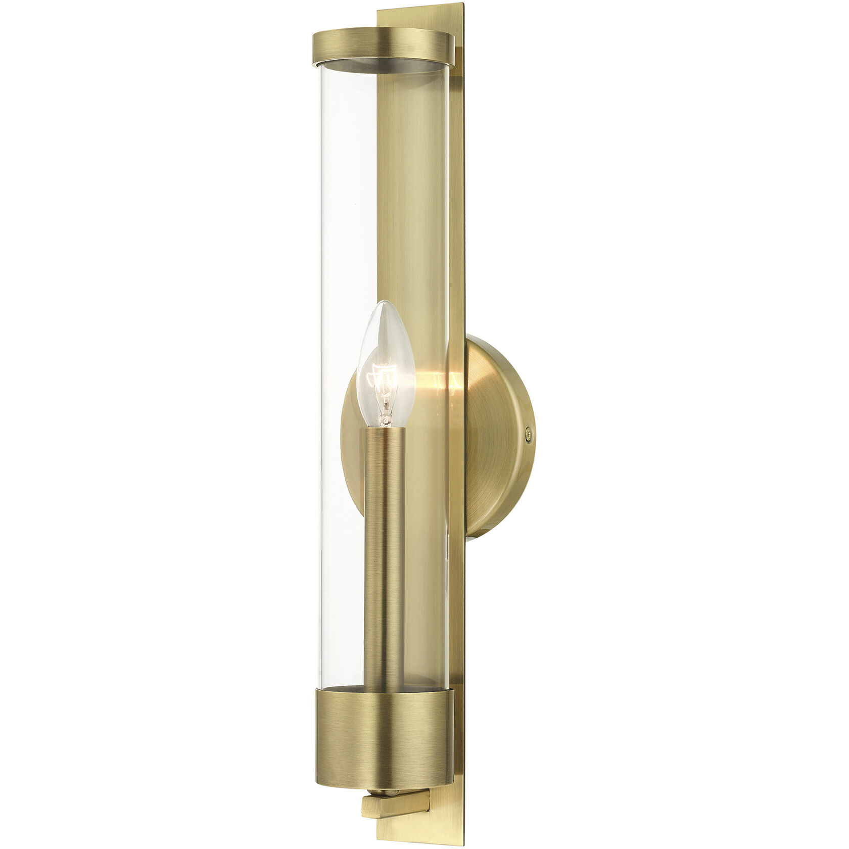 Castleton 1 Light 5 inch Antique Brass ADA ADA Single Sconce Wall Light 
