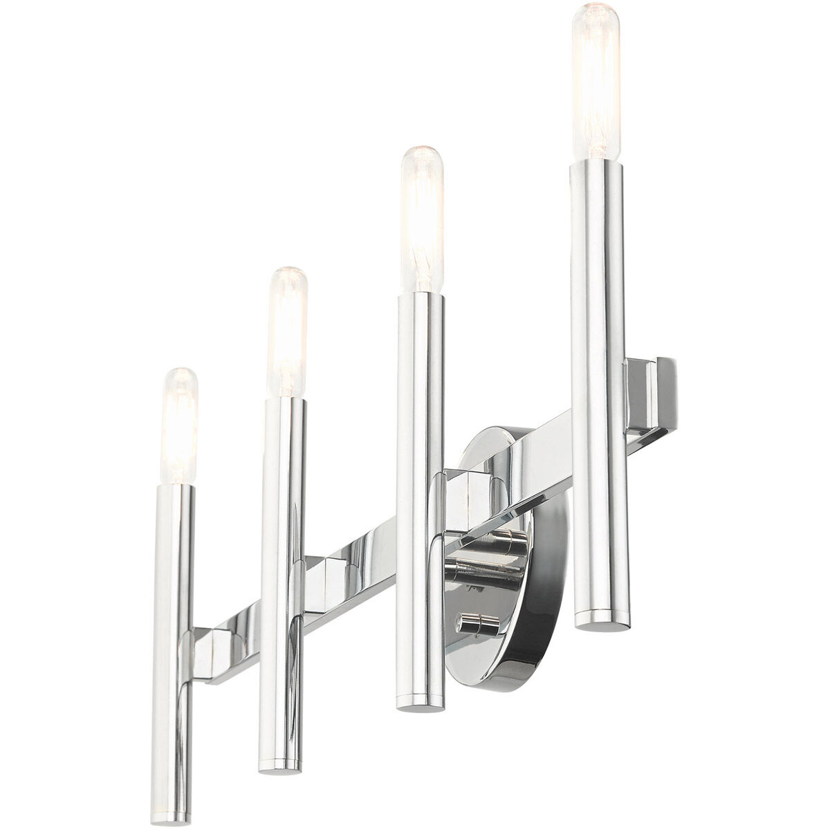 Copenhagen 4 Light 24 inch Polished Chrome ADA Vanity Sconce Wall Light