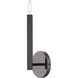 Monaco 1 Light 5.13 inch Black Chrome ADA Wall Sconce Wall Light
