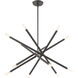 Soho 12 Light 28 inch Scandinavian Gray Chandelier Ceiling Light 