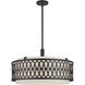 Vistaview 5 Light 24 inch English Bronze Pendant Chandelier Ceiling Light