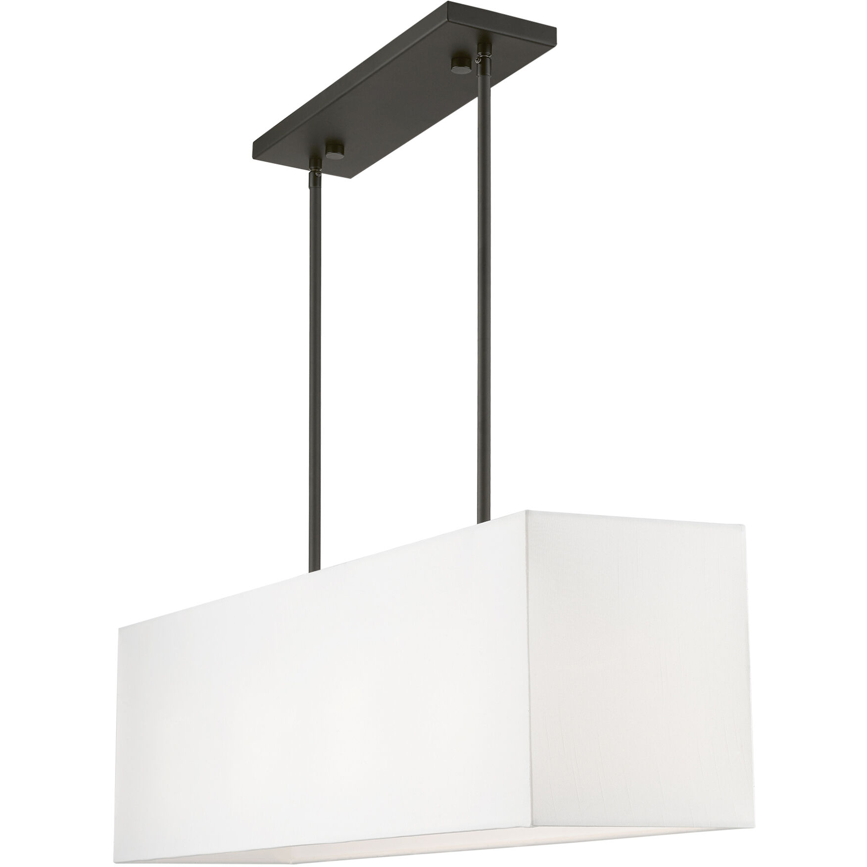 Summit Linear Chandelier Ceiling Light in Black