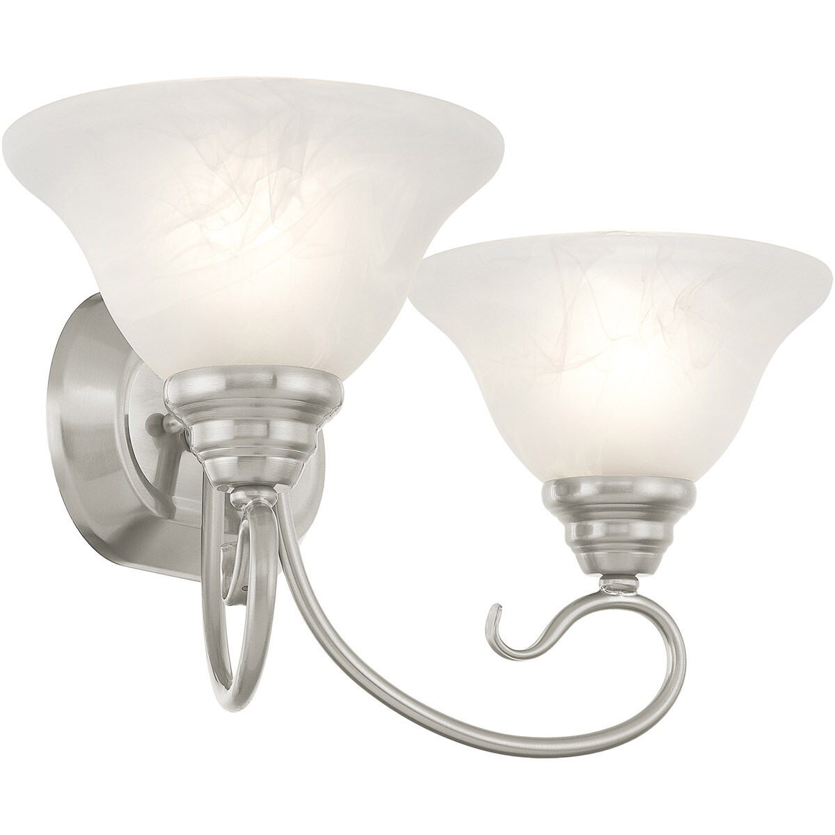 Coronado 2 Light 19 inch Brushed Nickel Bath Vanity Wall Light