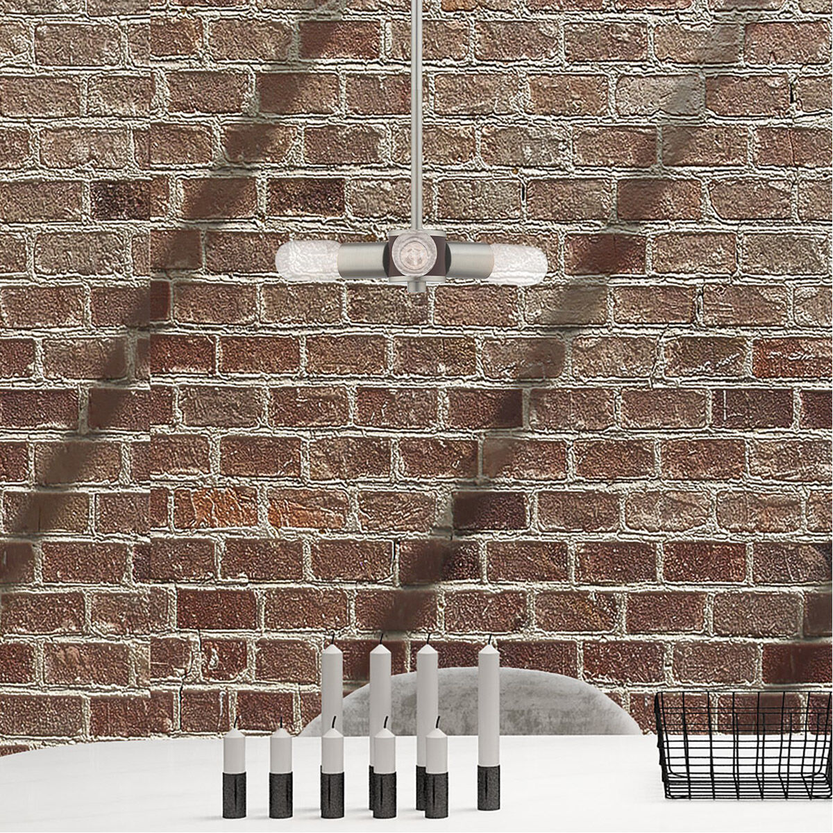 Copenhagen 3 Light 13 inch Brushed Nickel Mini Chandelier Ceiling Light