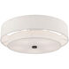 Meridian 5 Light 22 inch English Bronze Semi-Flush Mount Ceiling Light