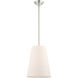 Prato 1 Light 11 inch Brushed Nickel Pendant Ceiling Light