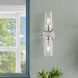 Whittier 2 Light 4.75 inch Brushed Nickel Vanity Sconce Wall Light