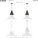 Dulce 1 Light 10 inch Brushed Aluminum with Polished Chrome Accents Pendant Ceiling Light
