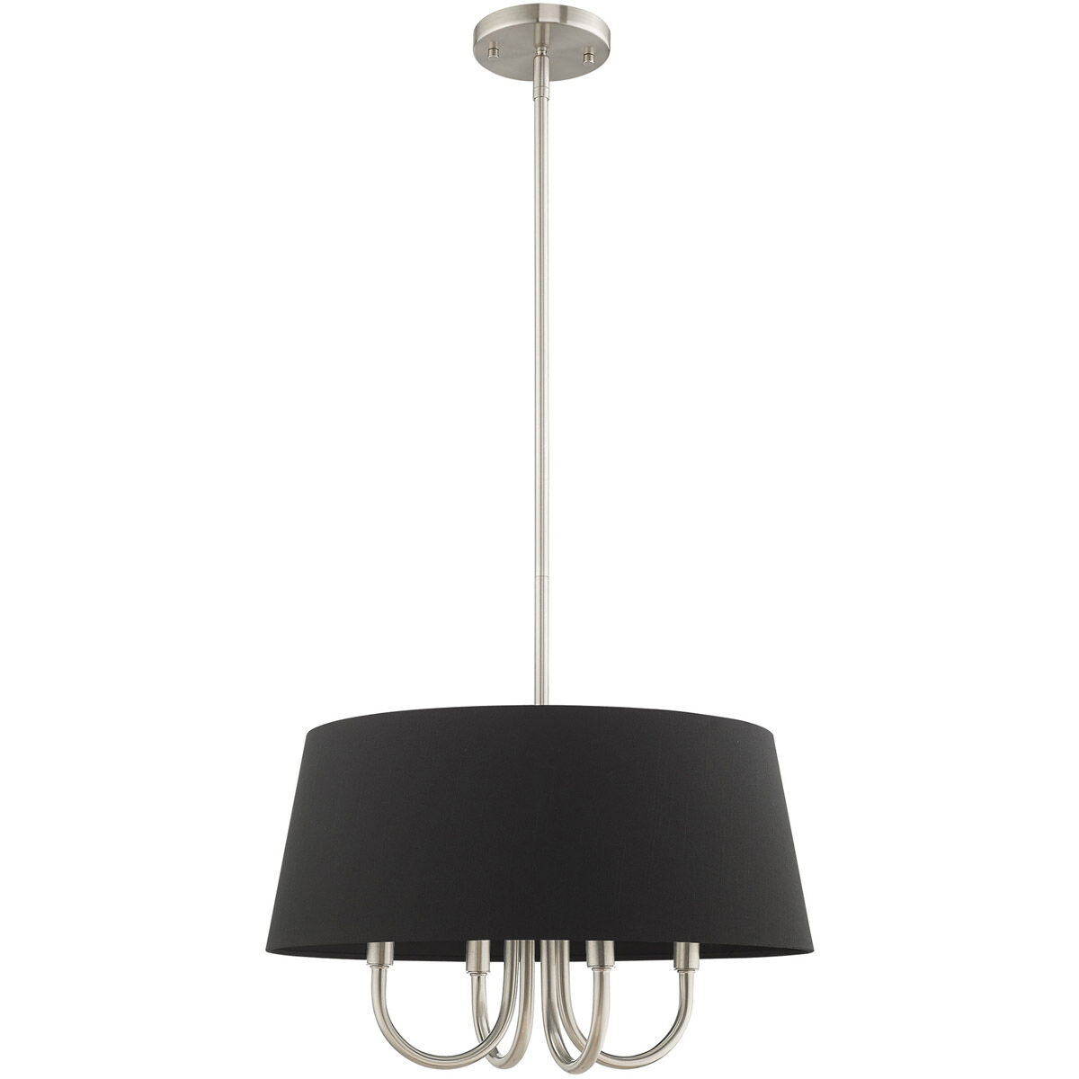 Belclaire 4 Light 18 inch Brushed Nickel Pendant Chandelier Ceiling Light