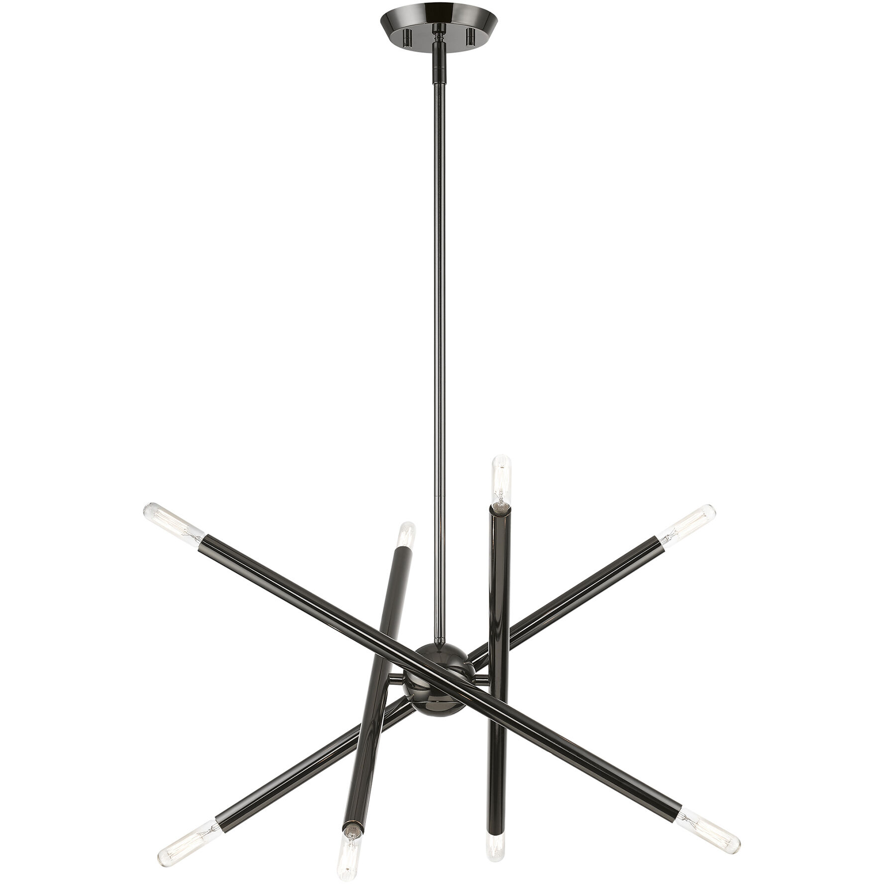 Soho 8 Light 19.5 inch Black Chrome Chandelier Ceiling Light